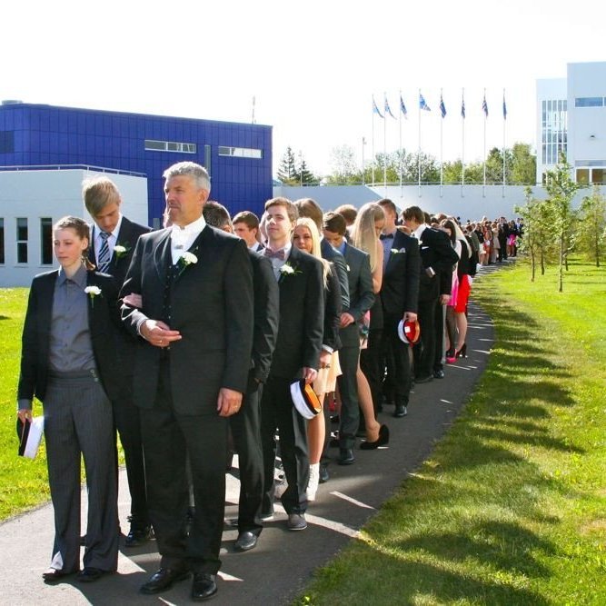 Jón Már og Agnes Eva í broddi fylkingar