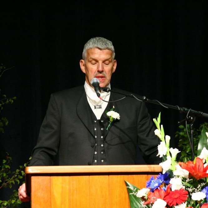 Jón Már í ræðustóli