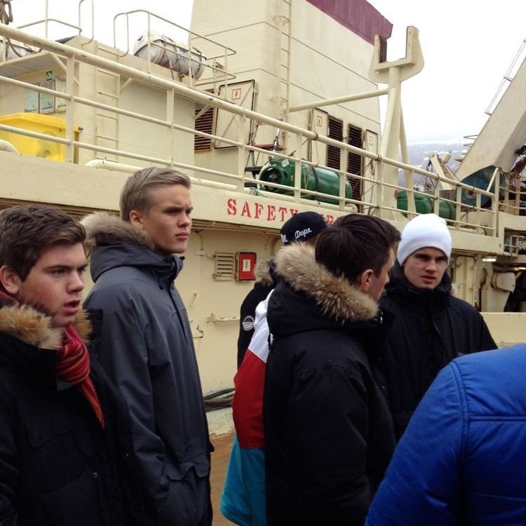 Um borð í Kristinu