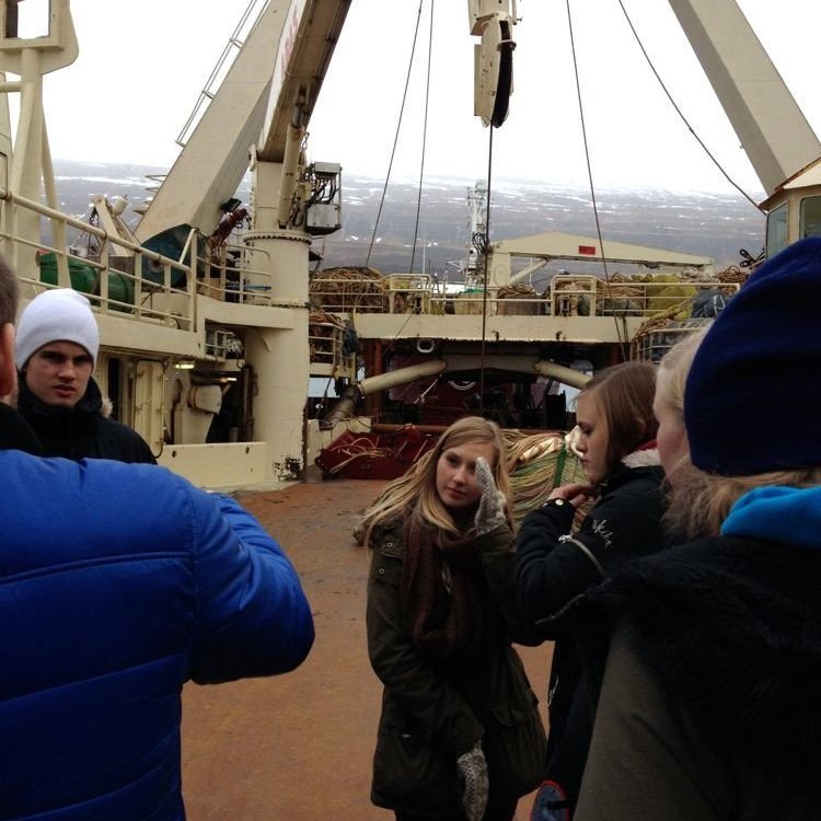 Um borð í Kristinu