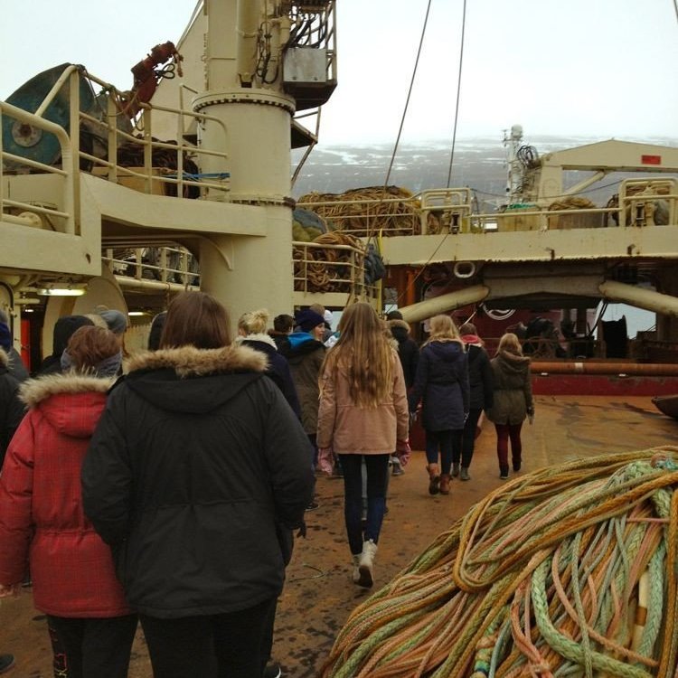 Um borð í Kristinu