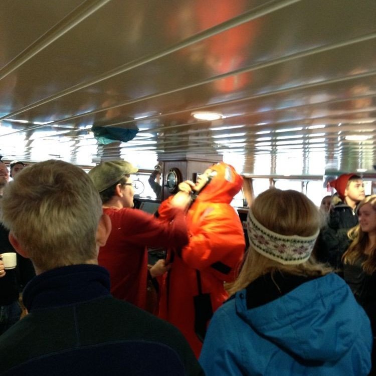 Um borð í Kristinu