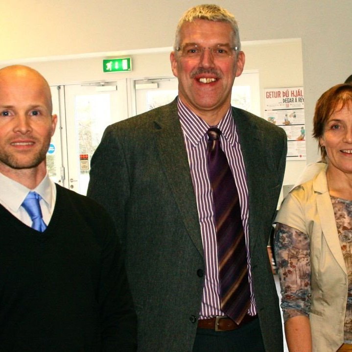 Héðinn S. Björnsson, Jón Már og HólmfríðurJóhannsdóttir forvarnafulltrúi