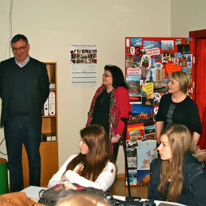 Í málabrautarstofu