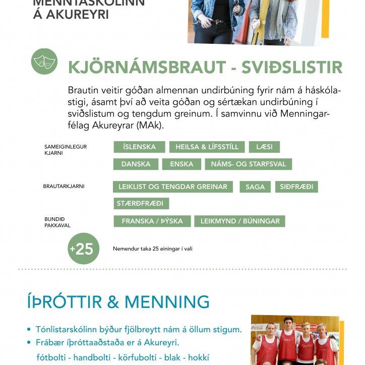 Kjörnámsbraut Sviðslistir