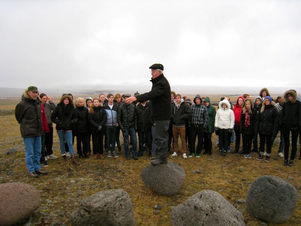 Á slóð Haugsnesbardaga. Sigurður lýsir atganginum
