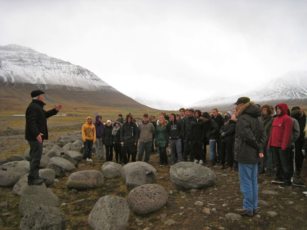 Á slóð Haugsnesbardaga. Sigurður lýsir atganginum
