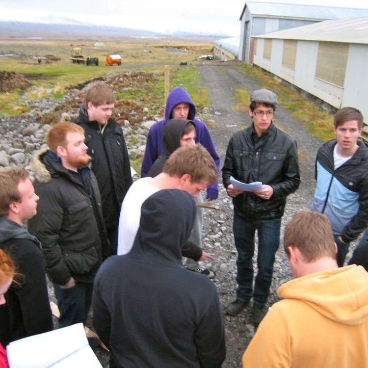 Stríðsmenn æfa sig