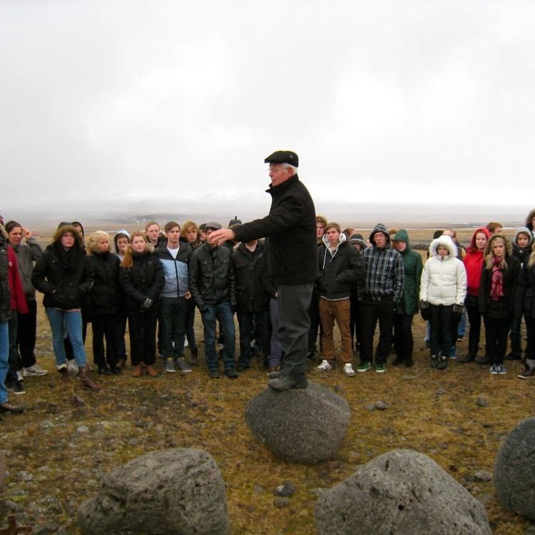 Á slóð Haugsnesbardaga. Sigurður lýsir atganginum