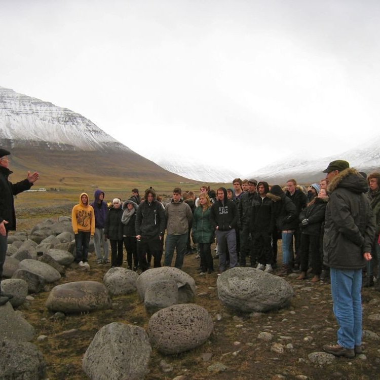 Á slóð Haugsnesbardaga. Sigurður lýsir atganginum