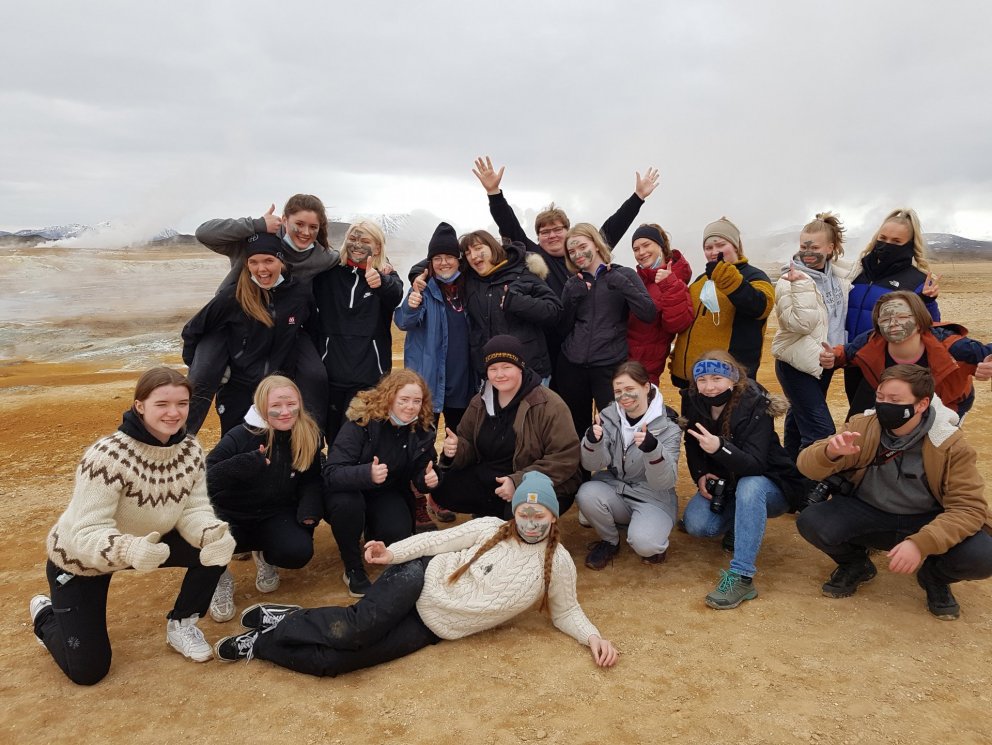 1. bekkur L í námsferð í Mývatnssveit