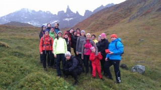 Á leið að Hraunsvatni