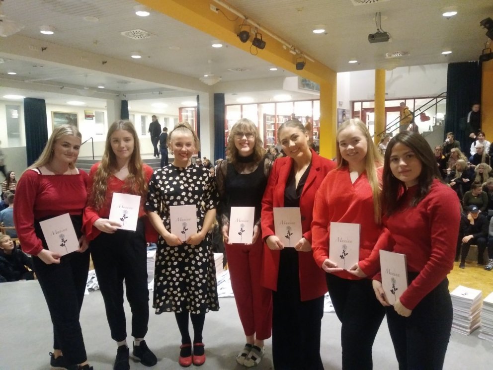 Ritstjórn Munins (vantar tvo á myndina)