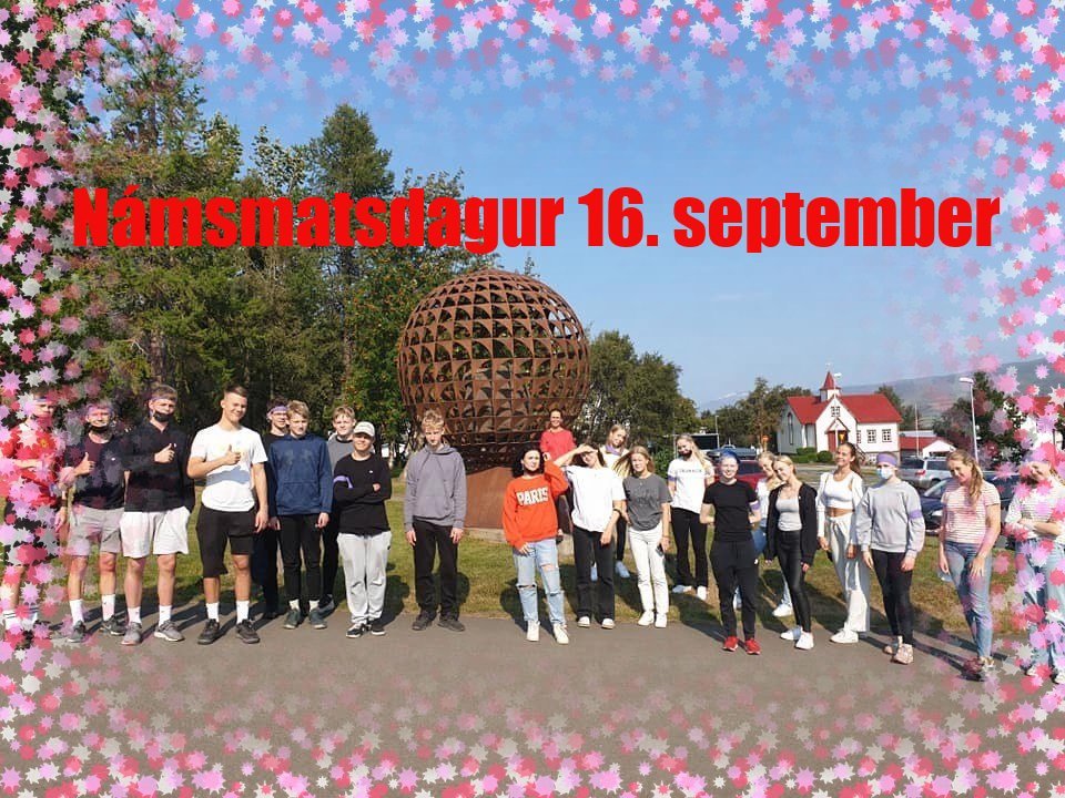 Á námsmatsdögum vinna nemendur að verkefnum, þreyta próf eða eiga samtal við kennara