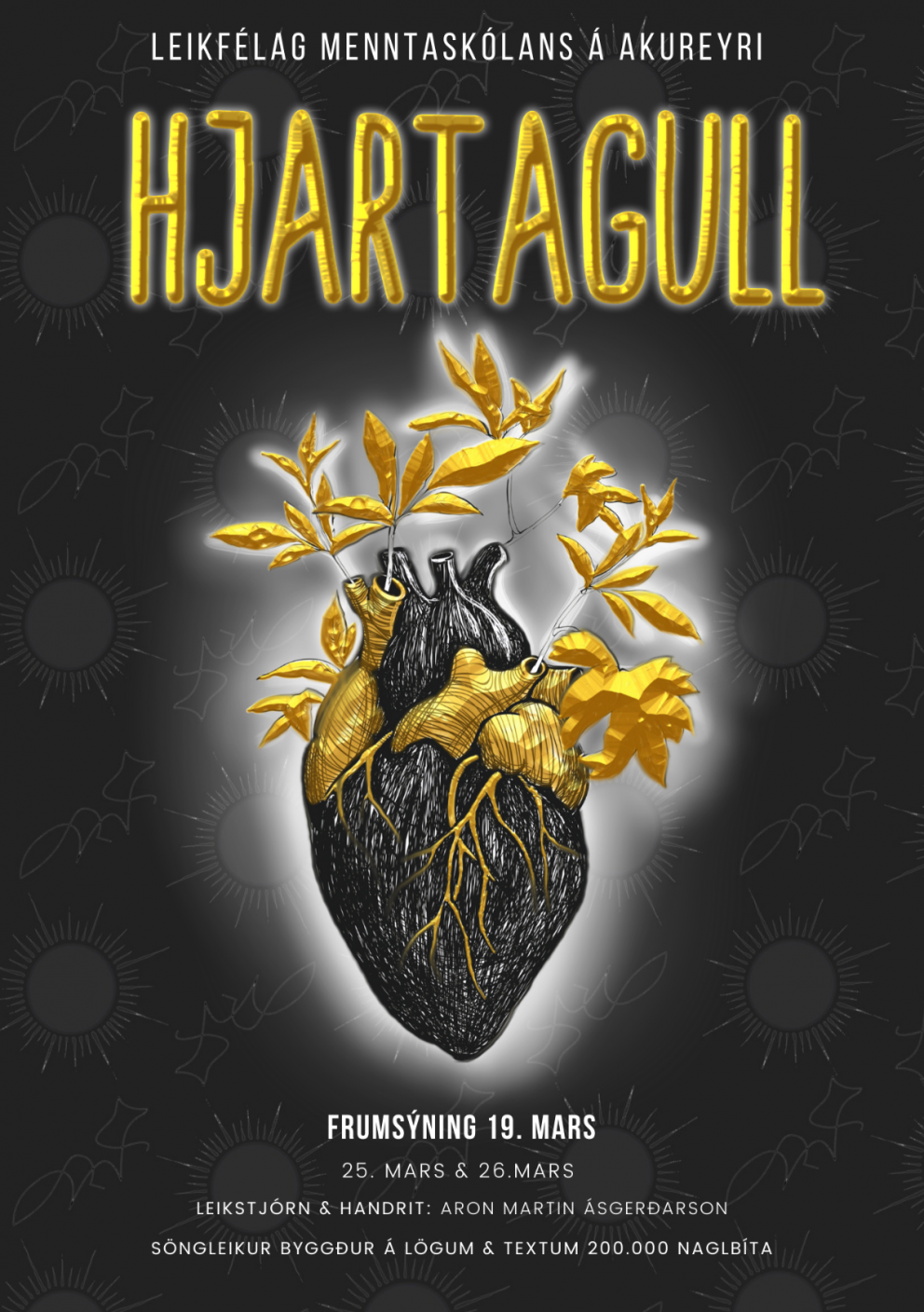 LMA frumsýnir Hjartagull föstudaginn 19. mars. Mynd: Fésbókarsíða LMA