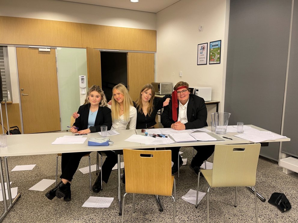 Lið MA í fyrstu viðureigninni í MORFÍs 2021-22