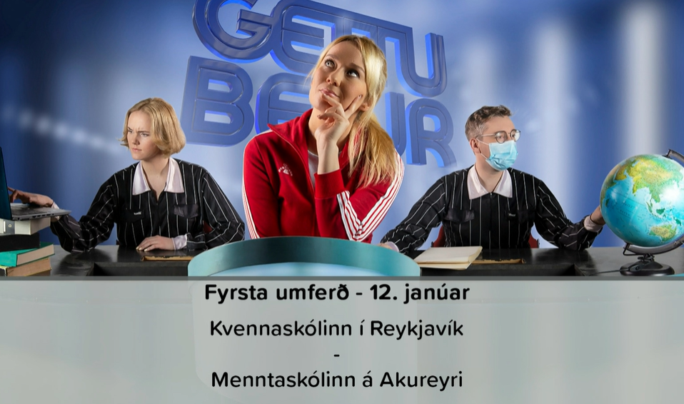 Framhaldsskólar etja kappi þessa dagana í Gettu betur. Mynd RÚV.