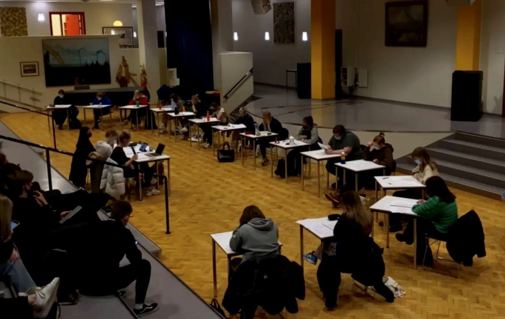 Fyrsti samlestur LMA. Myndina tók Birgir Orri Ásgrímsson.