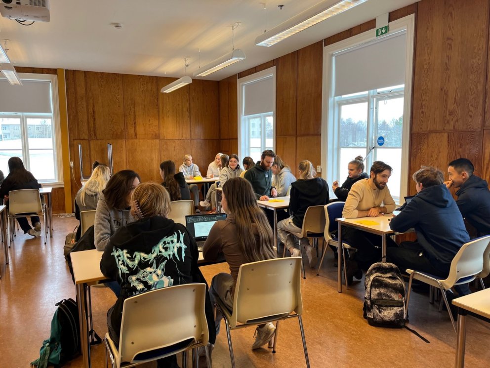 Nemendur á hraðstefnumóti