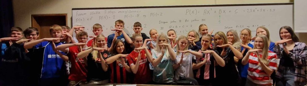 1. bekkur T. Mynd: Tryggvi Kristjánsson