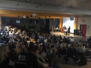 Frá kosningavökunni. Mynd: Kolbrún Ýrr