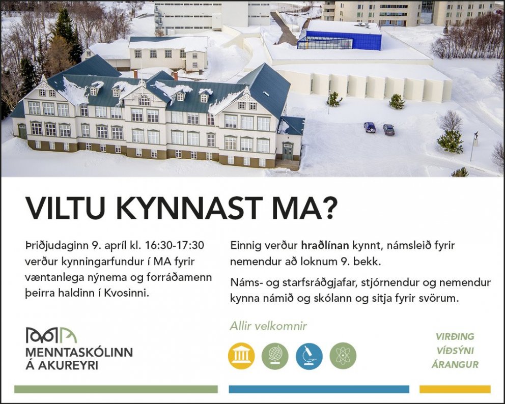 Kynningarfundur fyrir forráðamenn 10. bekkinga og kynning á hraðlínu