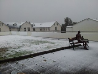 Á skólatorgi 10. september 2012