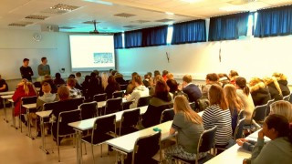 Grunnskólanemar í heimsókn