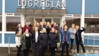 Á lögreglustöðina