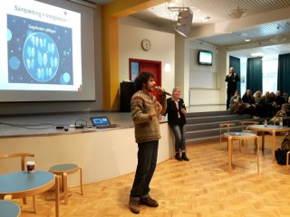 Juan Camilo og Anna Lára frá Rauða krossinum