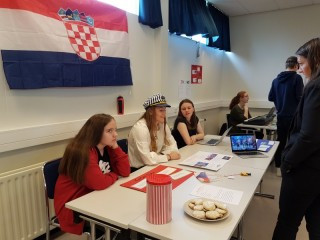 Nemendur kynna Króatíu á Evrópudegi