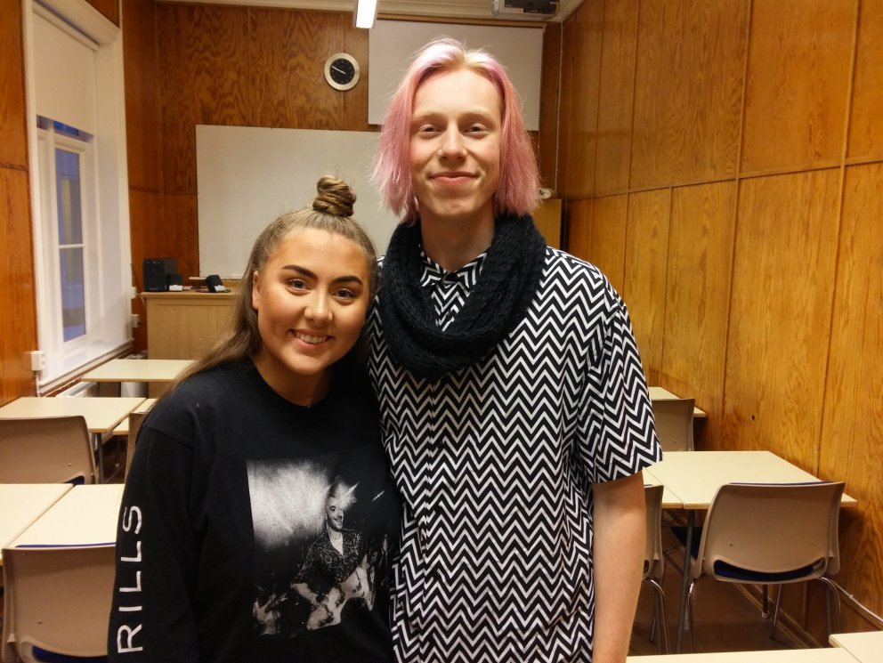 Ásthildur Ómarsdóttir og Stefán Elí Hauksson þáttastjórnendur