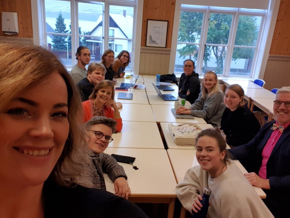 Skólaráð MA 2019-2020 ásamt jafnréttisstýru og fulltrúa nemenda í jafnréttisráði