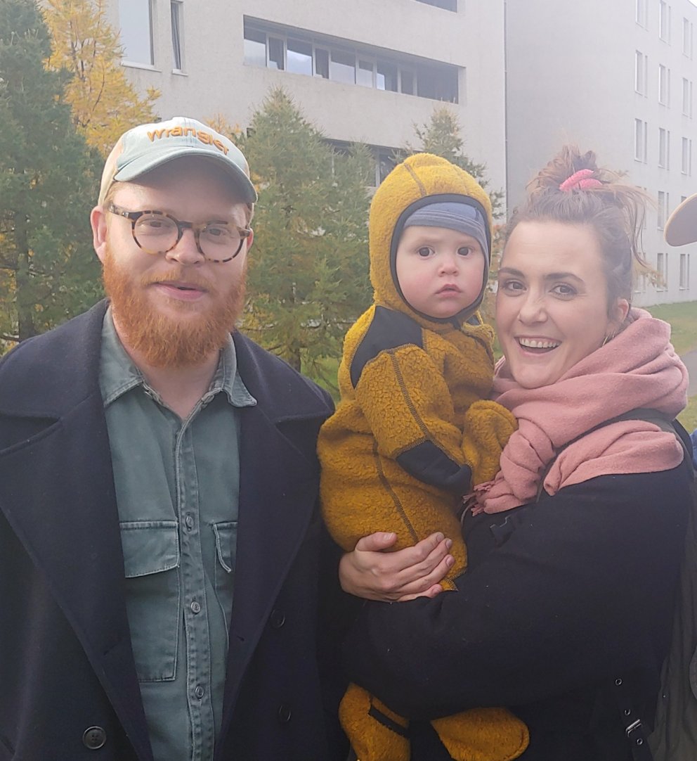 Árni Thor Theodorsson og Birna Pétursdóttir hjá Flugu hugmyndahúsi heimsóttu nemendur í valáfanganum&hellip;