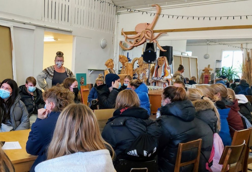 Á vinnustofu Aðalheiðar Eysteinsdóttur