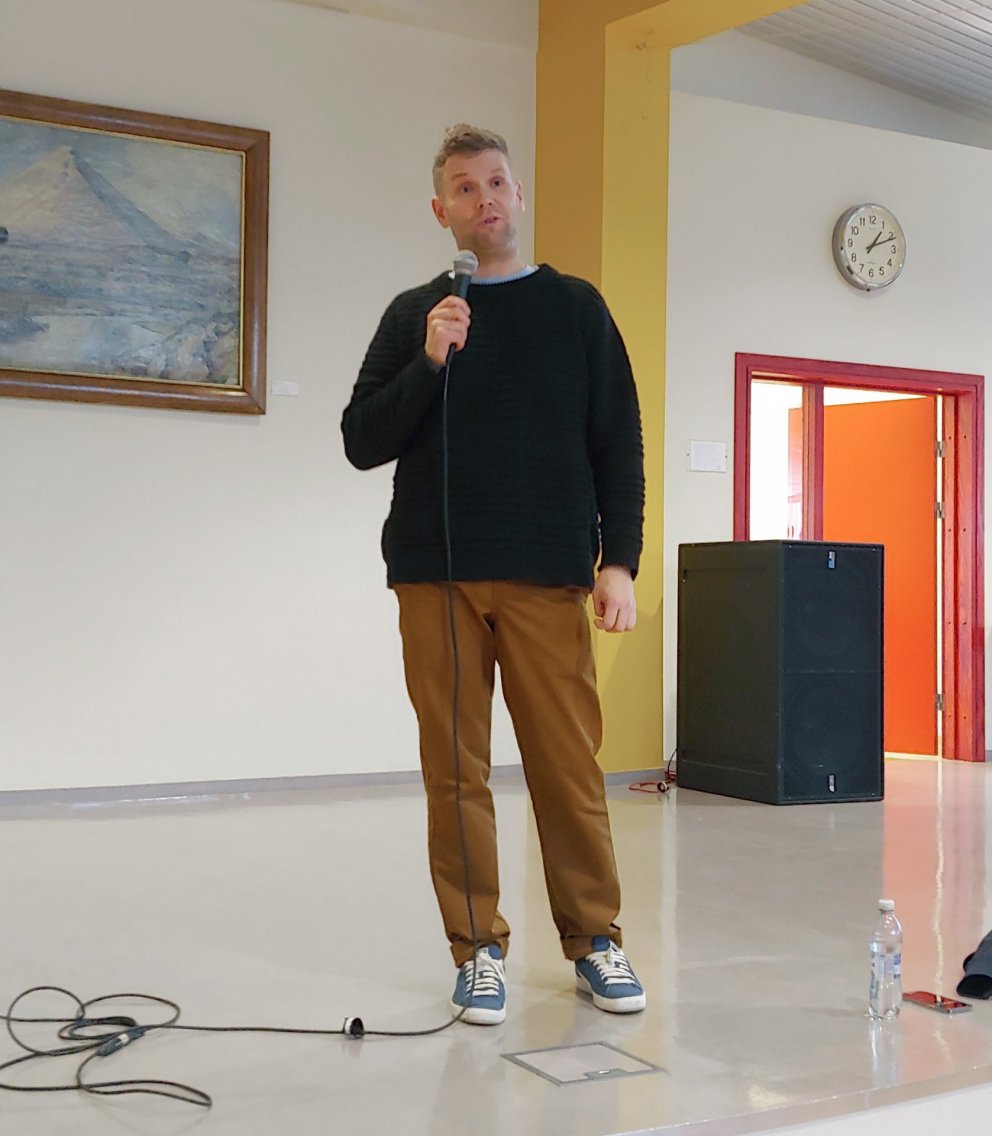 Ari Eldjárn fór á kostum í Kvosinni