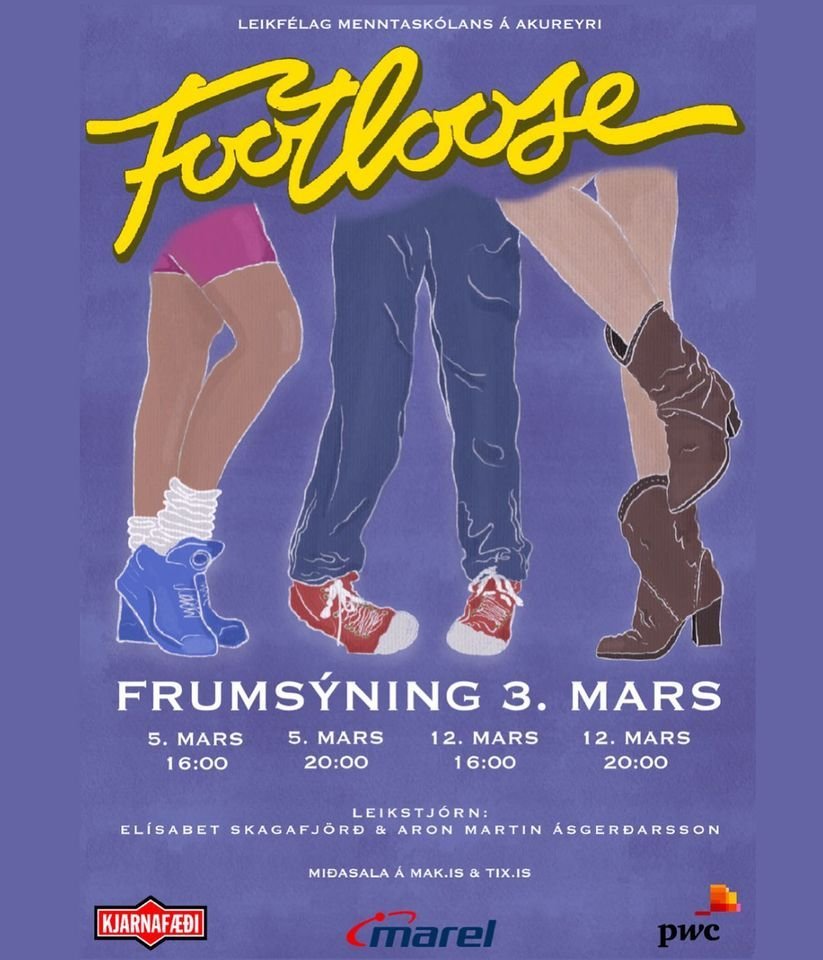 LMA frumsýnir Footloose föstudaginn 3. mars