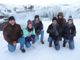 Við Goðafoss í nóvember