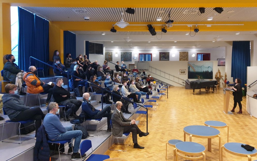 Eva Huld Ívarsdóttir flytur aðalerindið á Menntabúðum MA og VMA