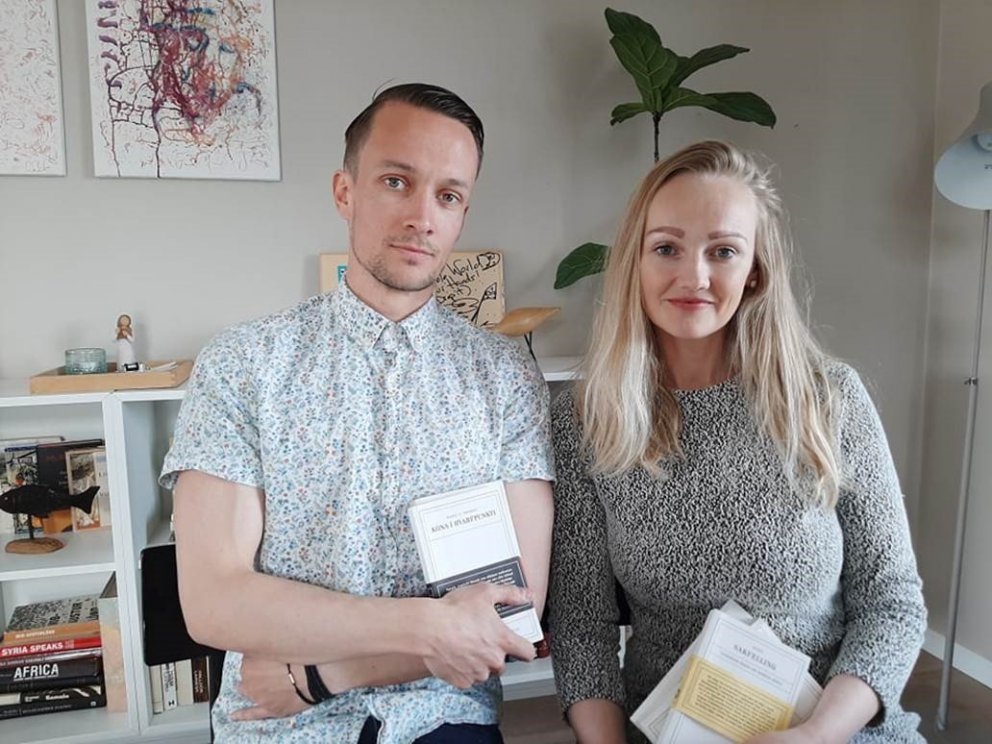 MA-kennararnir - og systkinabörnin - Bjarni og Eva