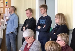 Hafsteinn og Friðirk á kennarstofunni