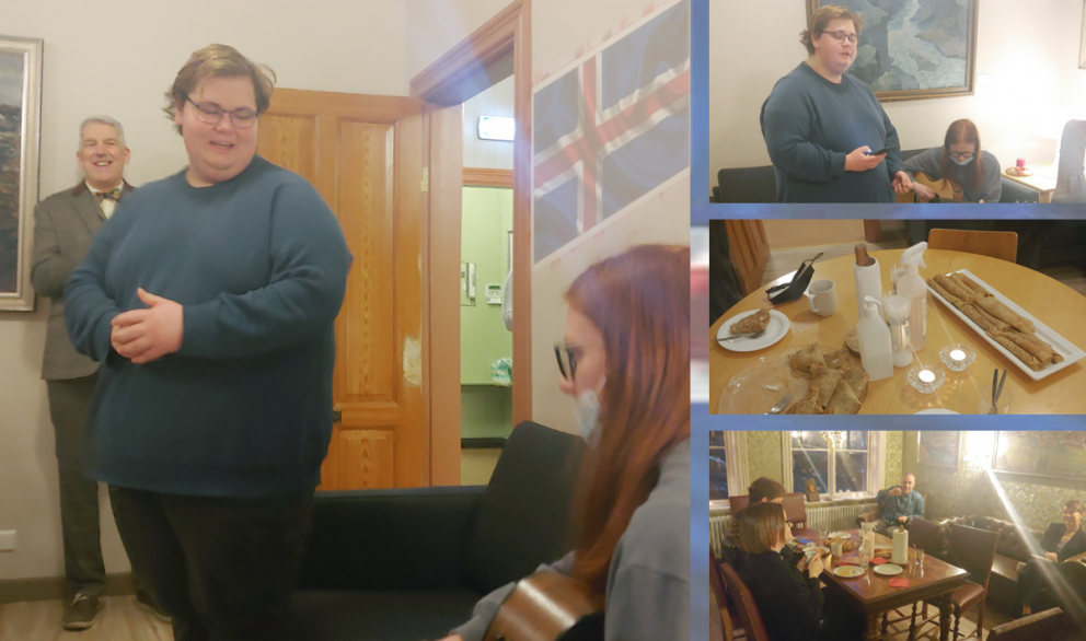 Pönnukökurnar runnu ljúflega niður við fallegan söng Þrastar Ingvarssonar og öruggan undirleik Þorst&hellip;