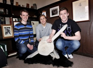 Hlöðver, Þórir Steinn og Jóhann Óli