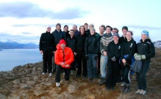 Á Ystuvíkurfjalli í nóvember 2011