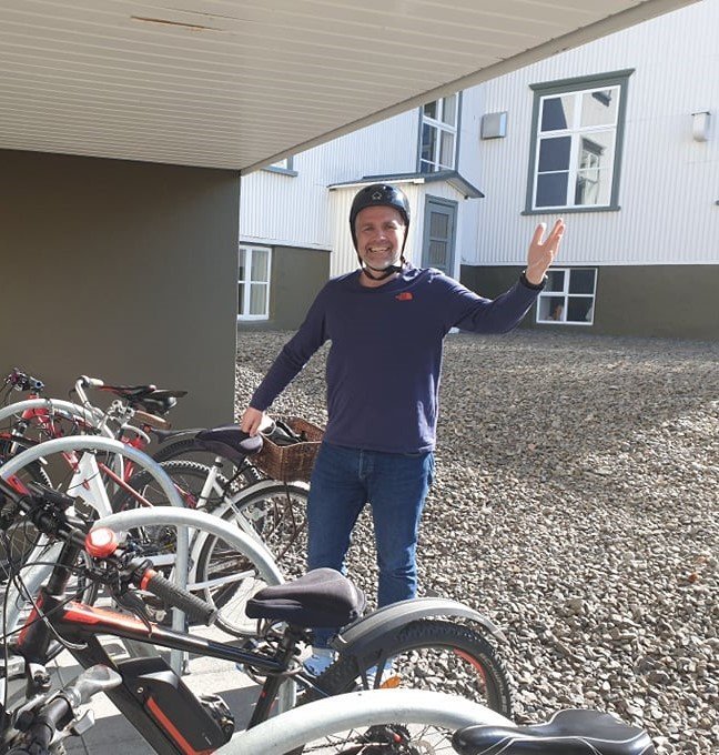 Heimir Haraldsson er verkefnisstjóri Hjólað í vinnuna í MA