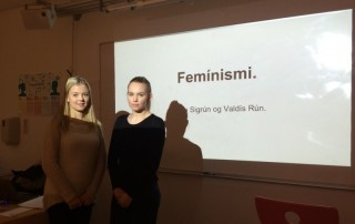 Helga Sigrún og Valdís Rún