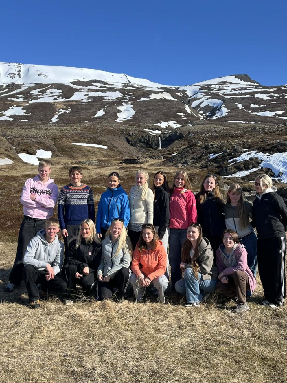 Hópurinn í Eskifirði