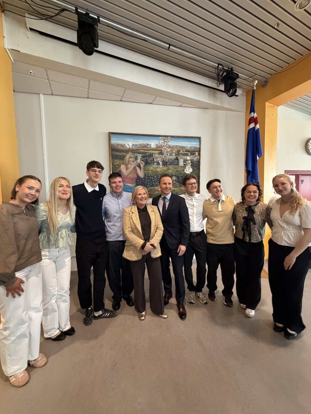 Forsetahjónin og Huginsstjórn