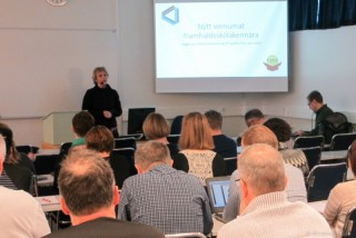 Guðríður kynnir niðurstöðurnar