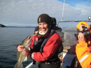 Þórhildur á veiðum við Grænland